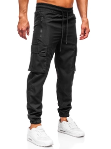 Herr Cargo-joggers Svart Bolf HSS298