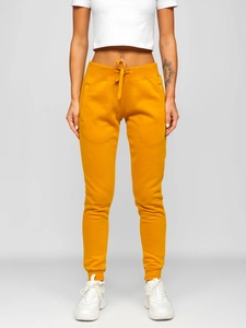 Dam Sweatpants Kamelfärgad Bolf CK-01