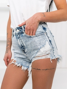 Dam Jeansshorts Blå Bolf JK804A1