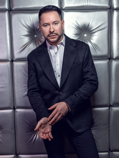 Herr Kavaj i sammet Svart Bolf 24410