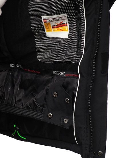 Herr Vinter Skidjacka Svart-Grön Bolf 1910