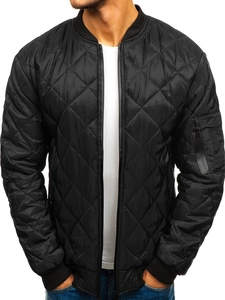 Herr Övergångsjacka Bomber Svart Bolf AK76-A