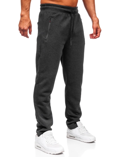 Herr Tjock Jogger-sweatpants Grafitgrå Bolf JX6279