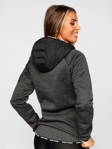 Dam Lättviktsjacka Svart Bolf KSW4004