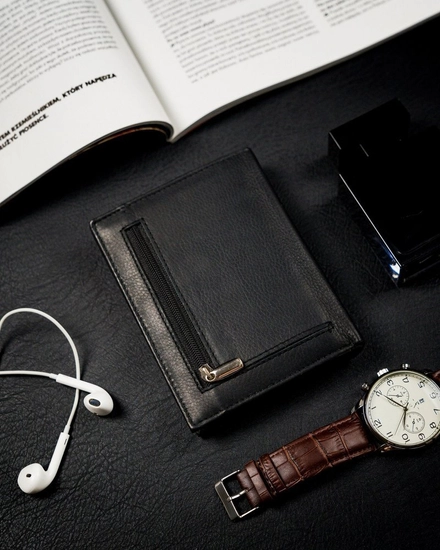Herr Skinnplånbok Svart 19218
