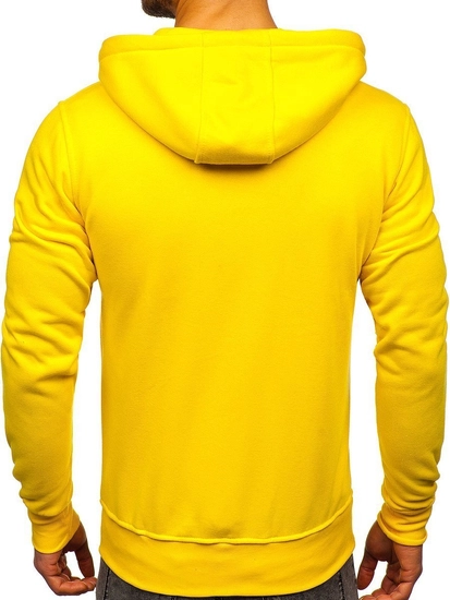 Herr Huvtröja med dragkedja Gul Bolf 2008