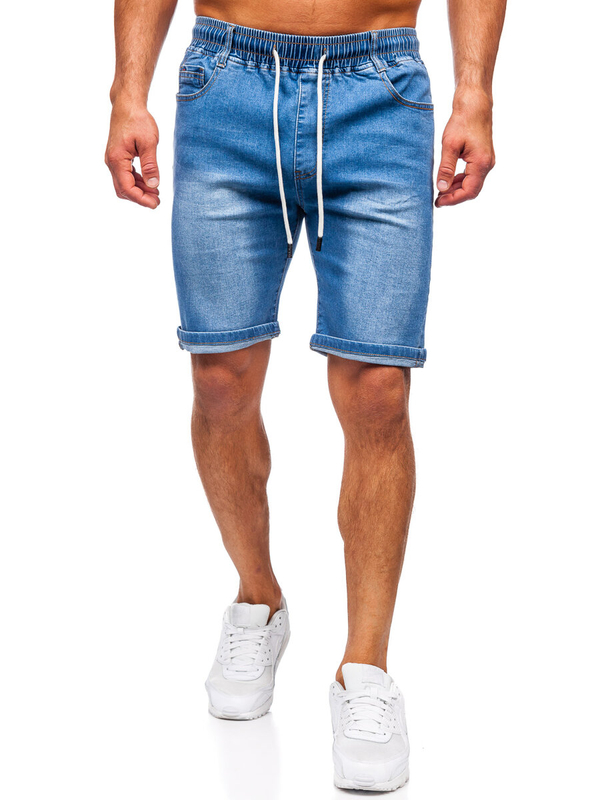Herr Jeansshorts Blå Bolf 8262