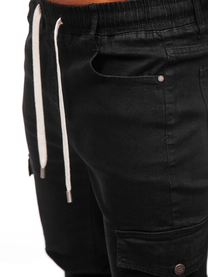 Herr Cargo jeans-joggers Svart Bolf 8110