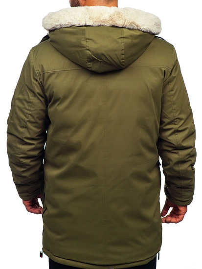 Herr Vinterparkas Khaki Bolf 5M3123