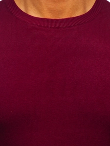 Herr Tröja Vinröd Bolf H2401