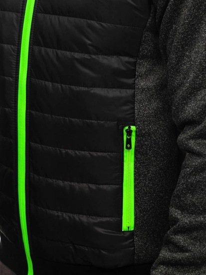 Herr Övergångsjacka Svart Bolf TY50