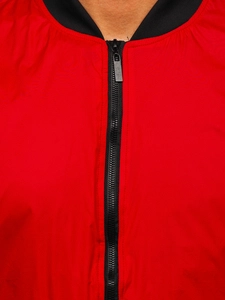 Herr Lättviktsjacka Bomber Röd Bolf 5M708