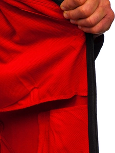 Herr Softshelljacka Svart-Röd Bolf HH023