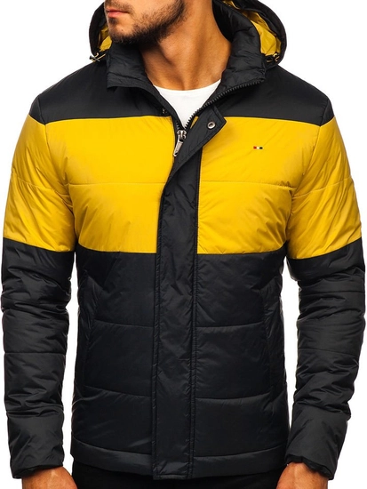 Herr Övergångsjacka Dun Svart Bolf 1982