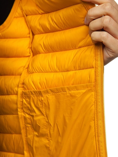 Dam Quiltad Väst Kamel 20314