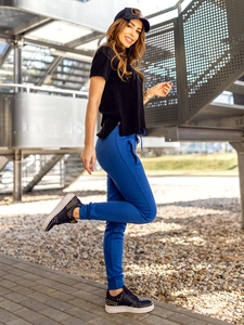 Dam Sweatpants Blå Bolf CK-01B