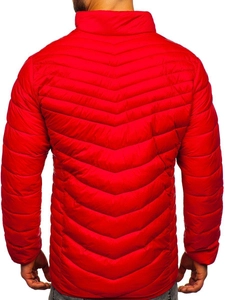 Herr Vadderad Vinterjacka Röd Bolf 1137