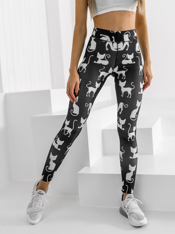 Dam Leggings Svart Bolf 20703