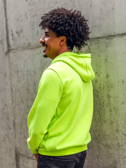 Herr Huvtröja Neongrön Bolf 2008A