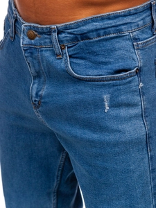 Herr Jeans Regular Fit Marinblå Bolf 5452