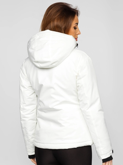 Dam Sportig Vinterjacka Vit Bolf HH012