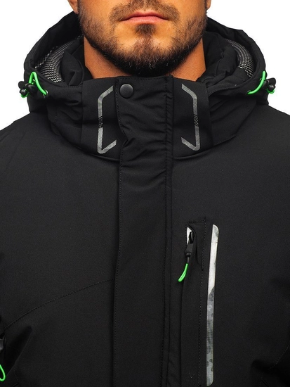 Herr Vinter Skidjacka Svart-Grön Bolf 1910