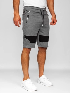 Herr Mjukisshorts Grå-Vit Bolf Q3877