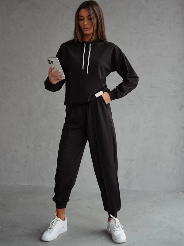 Dam 2-delad Träningsoverall Svart Bolf 82162