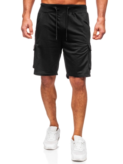 Herr Cargo-shorts Svart Bolf 8K1505