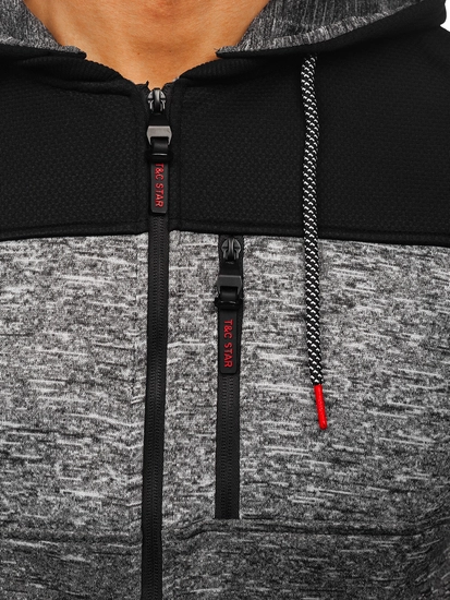 Herr Varm Huvtröja Grå Bolf TC1307