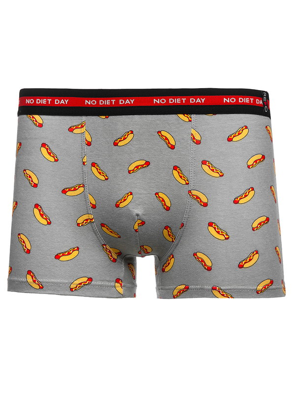 Herr Boxershorts Grå Bolf 1BE744