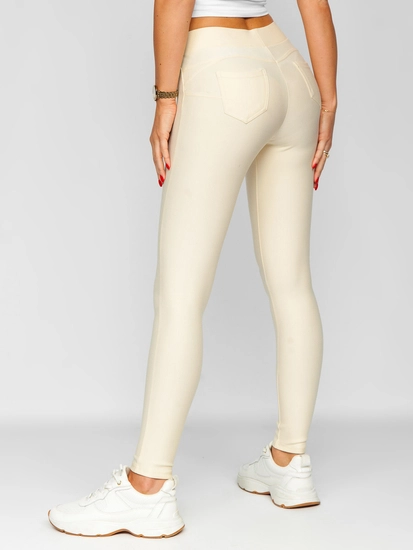 Dam Push Up Leggings Ecru Bolf J50718