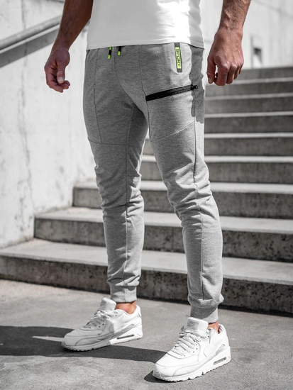 Herr Sweatpants Grå Bolf K10353