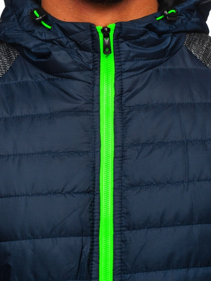 Herr Sportig Lättviktsjacka Marinblå Bolf M10018