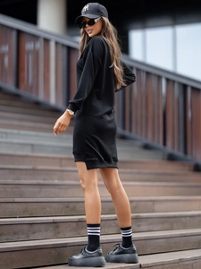 Dam sportig klänning smör Svart Bolf 524