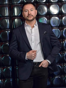 Herr Casual Kavaj Bläckfärgad Bolf 24401-1