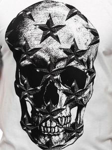 Herr T-shirt med tryck Vit Bolf 6300