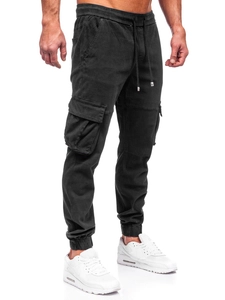 Herr Cargo Jeansjoggers Svart Bolf MP0105N