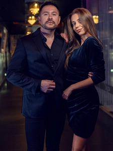 Herr Casual Kavaj Svart Bolf 026A