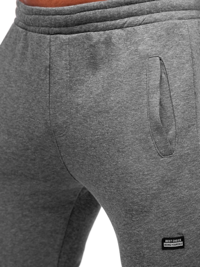 Herr Sweatpants Grafitgrå Bolf KK2231