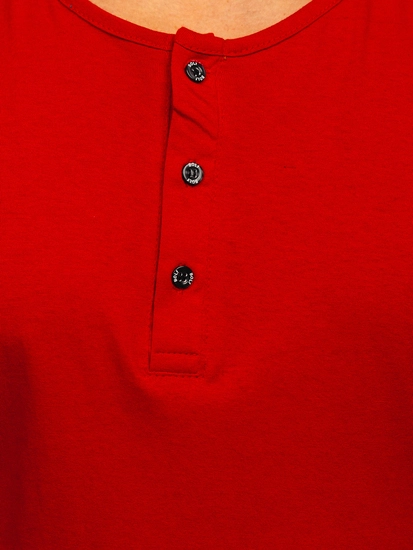 Herr Långärmad Top Röd Bolf 1114