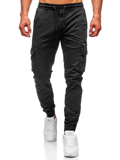 Herr Cargo Joggers Svart Bolf CT6702