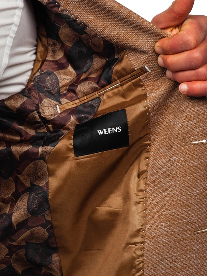 Herr Casual Kavaj Kamel Bolf 09