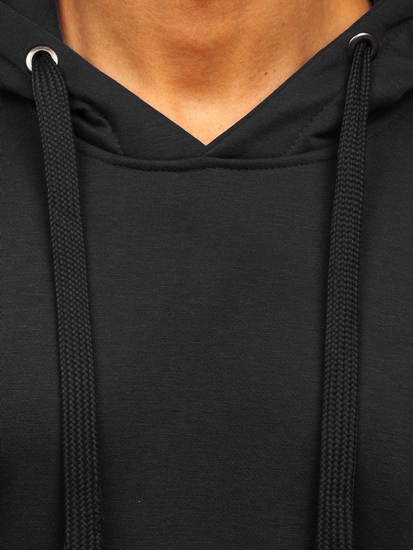 Herr Huvtröja med känguruficka Svart Bolf 2009