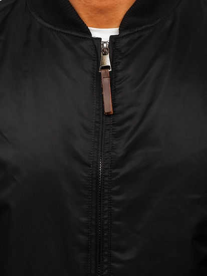 Herr Lättviktsparkas Svart Bolf JK363