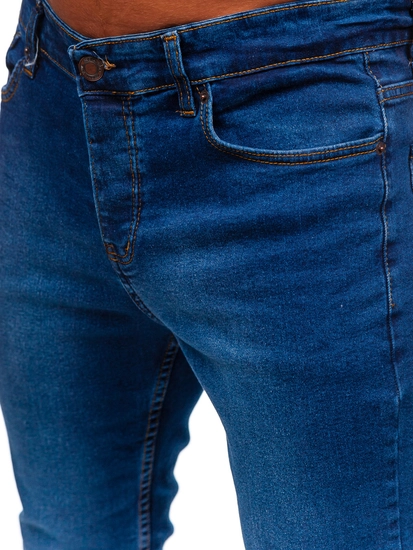 Herr Jeans Slim Fit Marinblå Bolf 6811