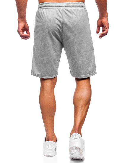 Herr Mjukisshorts Grå Bolf 8K100