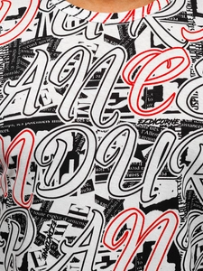 Herr T-shirt med tryck Vit Bolf 14906