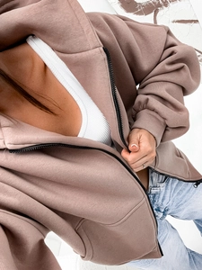 Dam Varm Fjärilshuvtröja Cappuccino Bolf 821112