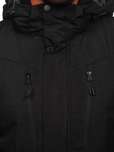 Herr Vinterjacka Svart Bolf 22M321